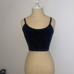Sparkly forever 21 crop top